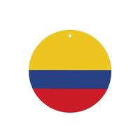 Flag of Colombia Lot de 4 désodorisants pour voiture, maison et placard