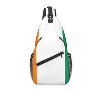 Flag of Cote d'Ivoire Sac à bandoulière décontracté durable Grande capacité Léger et respirant Convient pour divers lieux de plein air