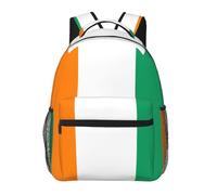 Flag Of Cote d'Ivoire Sac à dos léger décontracté à bandoulière pour femme Sac à dos de randonnée Loisirs et sports Sac de voyage Sac pour ordinateur portable Noir Taille unique, Noir , taille unique