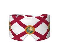 Flag of Florida Masque doux pour les yeux - Masque de sommeil confortable pour les personnes dormant sur le côté, blocage de la lumière, masque relaxant sans pression pour les yeux