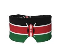 Flag of Kenya Masque doux pour les yeux - Masque de sommeil confortable pour les personnes dormant sur le côté, blocage de la lumière, masque relaxant sans pression pour les yeux