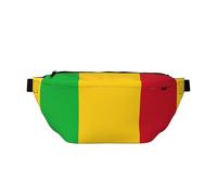 Flag Of Mali Sac banane élégant à bandoulière - Pochette de voyage polyvalente et compacte pour un rangement mains libres, noir, One Size