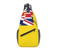 Flag of Niue Sac à bandoulière décontracté durable de grande capacité léger et respirant Convient pour divers lieux de plein air