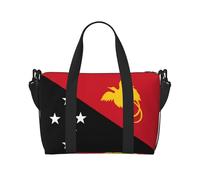 Flag of Papouasie-Nouvelle-Guinée Sac de voyage à bandoulière pour femme, sac à main décontracté avec fermeture éclair, convient pour le travail, les voyages, le fitness, les voyages