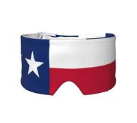 Flag of Texas Masque de sommeil réglable et cache-oreilles unisexe pour dormir sur le côté (68,1 x 10,9 cm), couverture confortable pour l'intérieur et l'extérieur, voyage, yoga,