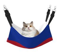Flag of The Sorbs Hamac pour chat - Hamac de fenêtre parfait pour chats de grande taille, furets, lapins et petits animaux, noir
