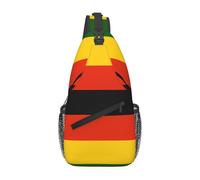 Flag of Zimbabwe Sac à bandoulière décontracté durable de grande capacité léger et respirant Convient pour divers lieux de plein air