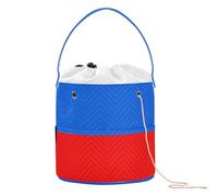 Flag Slovène Nation Sac à dos en fil avec trous Crochet Sac à dos pour aiguilles à tricoter bolso para manualidades