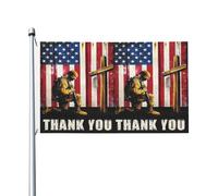 Flag Soldats Et Héros Du Jour De L'Indépendance Américaine Protection Uv Drapeaux Œillets Métalliques Garden Flag Pour Decor Home Événements Sportifs 3X5Ft