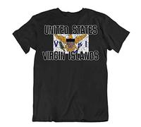 Flag T-Shirt United States Virgin Islands Fashion Country Souvenir Gift Tee Logo(XX-Large)