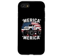 Flag Truck July Fourth July 4th Independence Day American Coque pour iPhone SE (2020) / 7/8