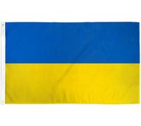 Flag Ukraine Polyester Drapeau Œillets En Laiton Dans Drapeau Pirate Pour Saisonnière L'Extérieur Événements Sportifs 3X5Ft
