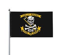 Flag Vfa-103 Fear The Bones Jolly Rogers Drapeau Décoratif Résistants Aux Intempéries Bannière Premium Drapeaux De Jardin Pour Fête Intérieur Pelouse 150X90Cm