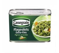 Flageolets Cuisinés Extra Fins 465G|Cassegrain|(Lot De 3)|Best Deal
