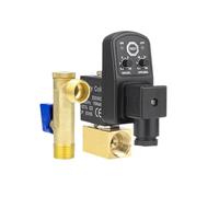 FLAGPVPAGT 1/2" Brass Electronic Drain Valve with Adjustable Timer Cycle for Air Compressors and Dryers AC220V or DC24V Operation(OPT-A-DC24V)