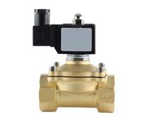 FLAGPVPAGT AC220V DC12V DC24V, G3/8" G1/2" G3/4" G1" G1-1/4" G1-1/2" Électrovanne normalement fermée, vanne d'eau, bobine entièrement(1-1/2",220V)