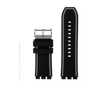 FLAGPVPAGT Bracelet De Montre En Caoutchouc 19 Mm, 20, 21, Compatible Avec Les Modèles YVS454, YVS451, YVS420/435, Accessoires Fit For Montres For Hommes(Black grey-S,19mm)