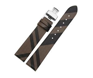 FLAGPVPAGT Bracelet De Montre En PVC 20 Mm 22, Rechange Treillis, Accessoires Smart Atch Adaptés Aux Gear S2/S3(Brown B,22mm)