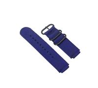 FLAGPVPAGT Bracelet De Montre En Toile 18 Mm, Compatible Avec Les Modèles AE1200/1300/1000 W-219, Nylon Modifié, Accessoire Fit For Homme(Navy H)