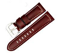 FLAGPVPAGT Bracelet De Montre Vintage For Hommes, 22mm, 24mm, 26mm, Ceinture Blé, Adapté À Fit For Panerai(Red brown S,26mm)