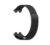 FLAGPVPAGT Bracelet En Métal Adapté Fit For Huawei Band 8 9 10, Avec Étui TPU Souple, Protecteur D'écran, Remplacement, Boucle Magnétique Milanaise(Black,Band 8)