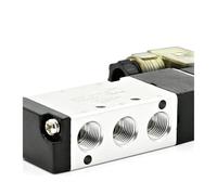 FLAGPVPAGT Collecteur de vannes électromagnétiques multivoies 4V110-06, 24 V CC / 220 CA, avec raccords, 5 voies, 2 positions(6 Row 4mm fitting,DC24V)