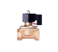 FLAGPVPAGT Électrovanne Électrique 3/4 "1" 1-1/4 "1-1/2" 2 ", Eau, Air, Huile, Laiton Normalement Fermé, 220v 12v 110v 24v Fit For Un Travail De Longue Durée(1/2",BSP_120VAC)