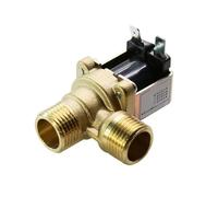 FLAGPVPAGT Électrovanne électrique en laiton 220V DC 12V 24V DN15 G1/2 1/2 '', interrupteur d'entrée d'eau normalement fermé avec filtre(12V_NORMALLY CLOSED)