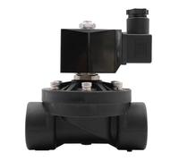 FLAGPVPAGT Électrovanne En Plastique Normalement Fermée Ou Ouverte, Vannes D'eau DN15 DN20 DN25 DN32 DN40 DN50, AC 110V 220V DC12V 24V, Filetage G NPT(2",G_AC 110V_ES CLOSED)