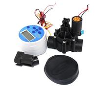 FLAGPVPAGT Électrovanne normalement fermée à verrouillage CC 3/4" 1" avec régulation de débit, en nylon, for l'irrigation des jardins et aménagements paysagers agricoles(1-1/4")