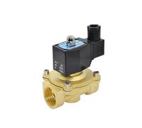 FLAGPVPAGT Électrovanne Normalement Fermée Fit For Eau, 3/8 "1/2" 3/4 "1" 2 ", Bobine Entièrement IP65 AC220V DC12V DC24V AC110V AC380V AC24V(1-1/4",G_12VDC)