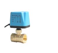 FLAGPVPAGT Vanne à bille motorisée normalement fermée 1/2 "3/4" 1 "2", 220V 12V 24V, vanne électrique en laiton 2 fils, électrovanne de remplacement(2",220VAC_NORMALLY CLOSED)