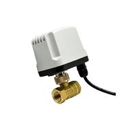 FLAGPVPAGT Vanne à bille motorisée ouverture rapide, normalement fermée, 1/2 "3/4" 1 "2", vanne électrique en laiton 2 fils, électrovanne de remplacement(1",24VDC_NORMALLY CLOSED)