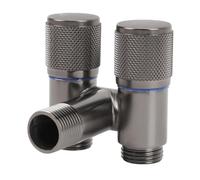 FLAGPVPAGT Vanne d'arrêt d'angle à double interrupteur, entrée 1 G1/2 po DN15, sortie 2, filetage mâle, for machine laver