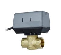 FLAGPVPAGT Vanne d'arrêt motorisée en laiton 1/2'' 3/4'' 1'' AC220V 2 voies avec ventilo-convecteur VC6013(1/2")