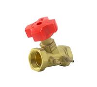 FLAGPVPAGT Vanne d'équilibrage statique à verrouillage numérique en laiton 1/2", 3/4", 1", 1-1/4", 1-1/2", 2", contrôle de débit DN15/DN20/DN25/DN32(3/4")