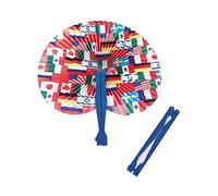 Flags Around The World Lot de 12 éventails pliants