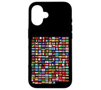Flags of The Countries of The World Graphic Cool Designs Coque pour iPhone 16