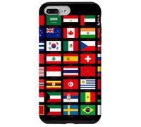 Flags of The Countries of The World Graphic Cool Designs Coque pour iPhone 7 Plus/8 Plus