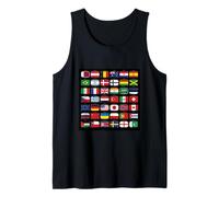 Flags of The Countries of The World Graphic Cool Designs Débardeur