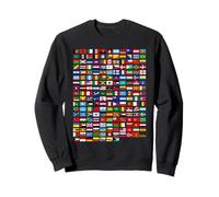 Flags of The Countries of The World Graphic Cool Designs Sweatshirt
