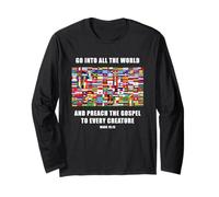 Flags of The World - Christian Faith Gospel Mark 16:15 Manche Longue