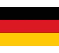 Flags - Poster - Drapeau allemand + 1 paquet de tesa Powerstrips® - Contenu 20 pièces
