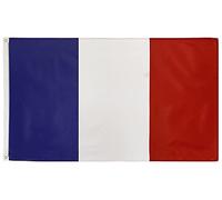 FlagScout - Drapeau de la France | 90 x 150 cm | Drapeaux de qualité supérieure, finitions de qualité et couleurs vives.