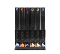 FlagShip Support de rangement pour capsules de café Nespresso Originaline (6 emplacements, noir)