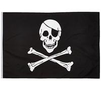 FlagsImp Standard de qualité Drapeaux Pirate Regular Drapeau en Polyester, Tissu, 4 by 6'