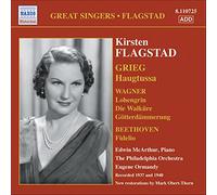 Flagstad, Kirsten – Great Singers : Haugtussa Opus 67 / Crieg-Wagner-Beethoven – Import – NAXOS