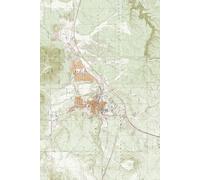 Flagstaff Arizona Map Journal: Vintage Map Notebook