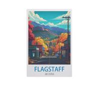 Flagstaff, Arizona，Puzzles Puzzle en Bois Abstrait 1000 Pièces Adultes Puzzles Haute Difficulté Cadeau d'apprentissage Créatif（75x50cm）-GC25