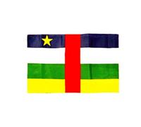 FlagSuperstore© Drapeau de la République Centrale Afrique Bateau 45,7 x 30,5 cm - Maison dans les arbres, caravanes - Manches 45 cm x 30 cm - Country